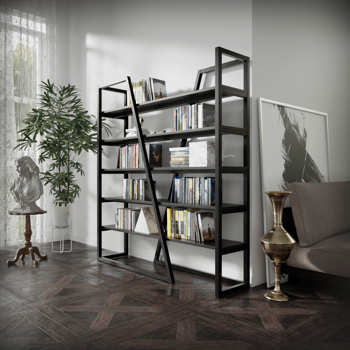 Johny Book Shelf by Riyan Luxiwood.