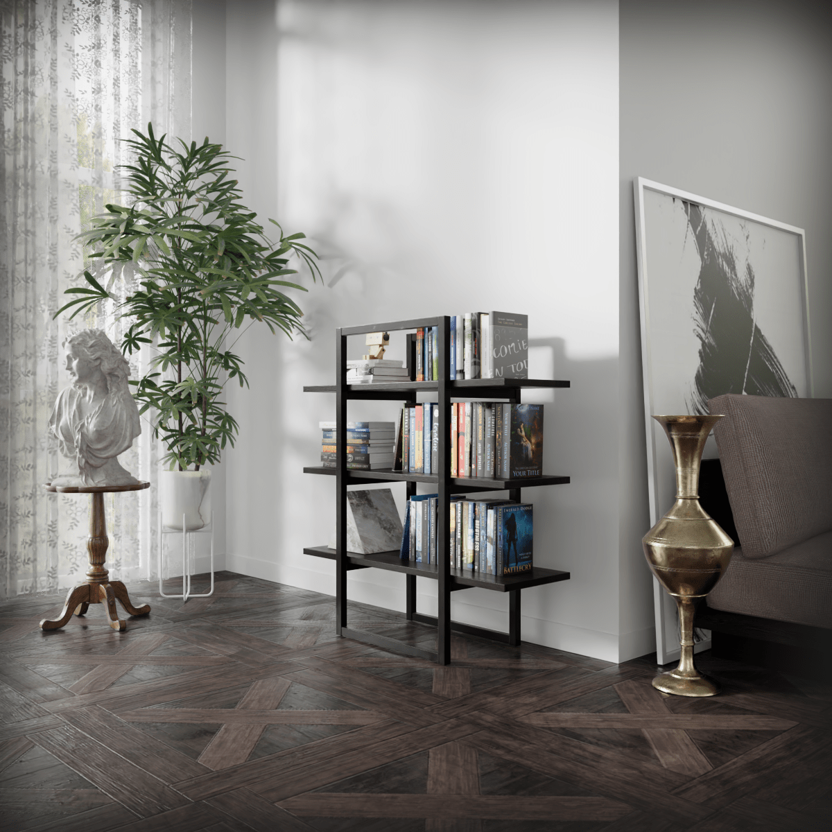 Fred Book Shelf by Riyan Luxiwood.