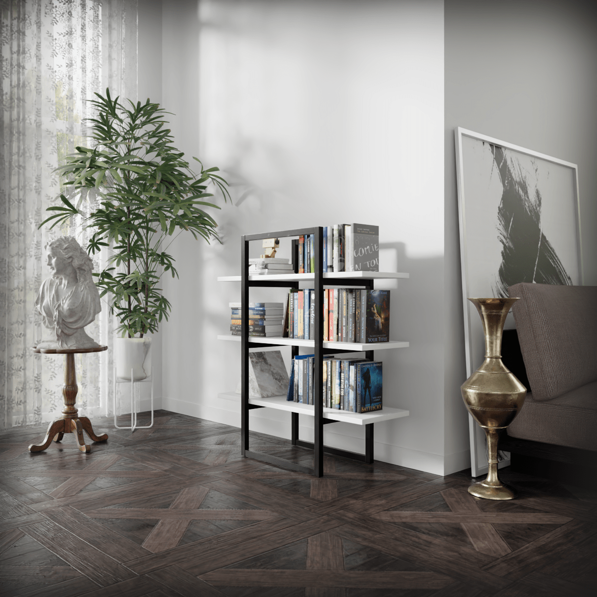 Fred Book Shelf by Riyan Luxiwood.