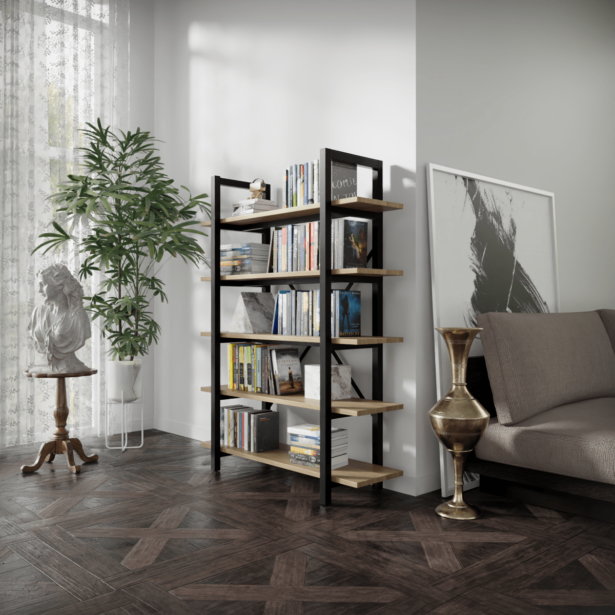 Dexter Book Shelf by Riyan Luxiwood.