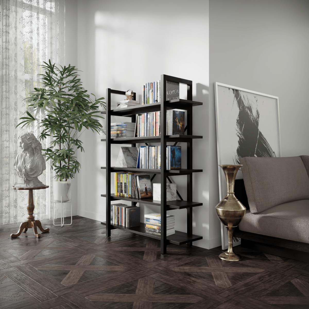 Dexter Book Shelf by Riyan Luxiwood.