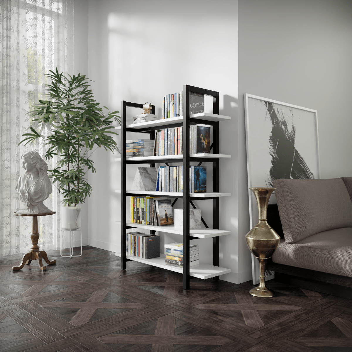 Dexter Book Shelf by Riyan Luxiwood.