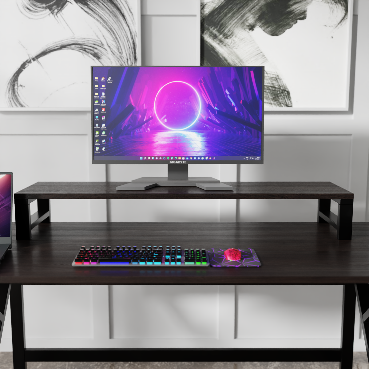 Monitor Raiser By Riyan Luxiwood.