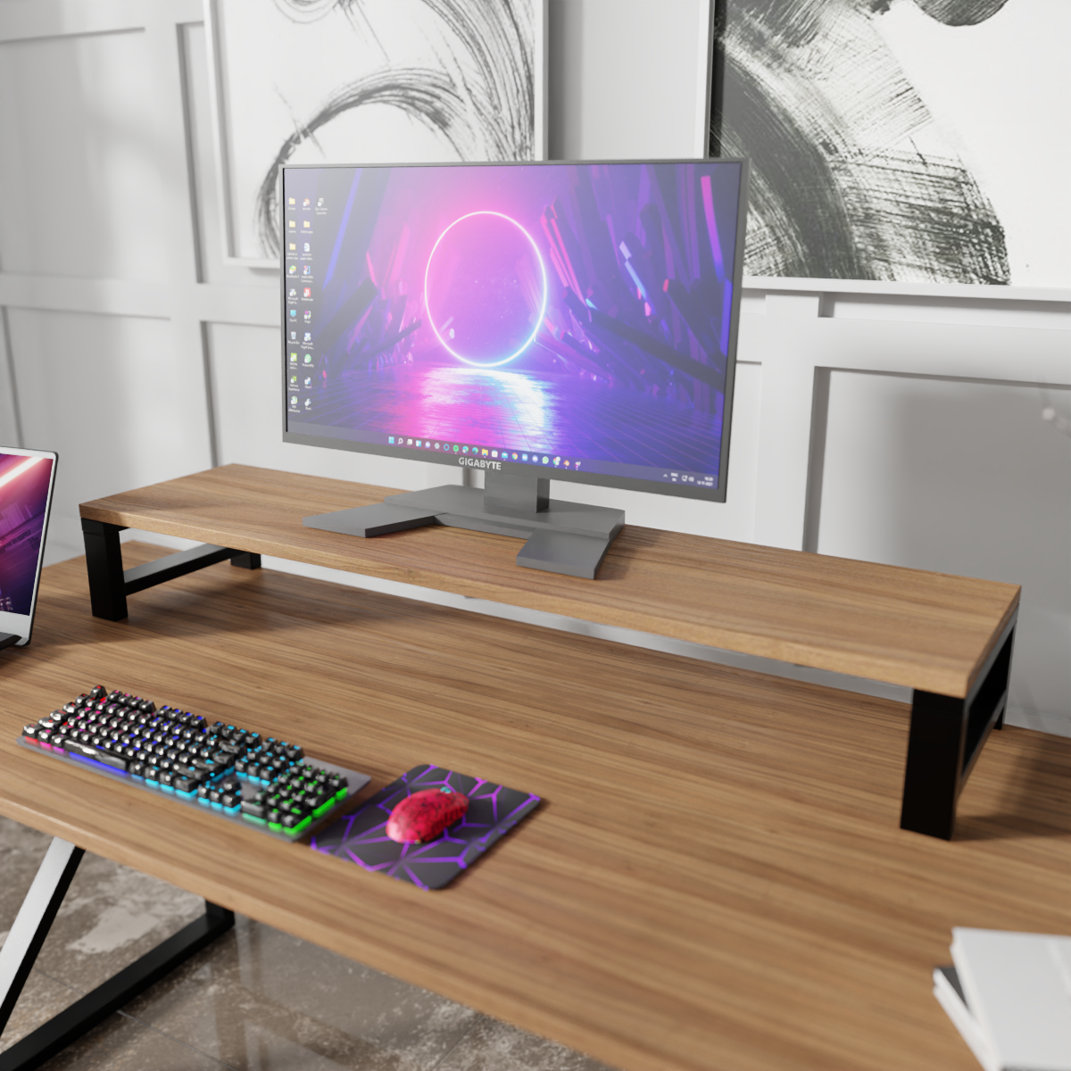 Monitor Raiser By Riyan Luxiwood.