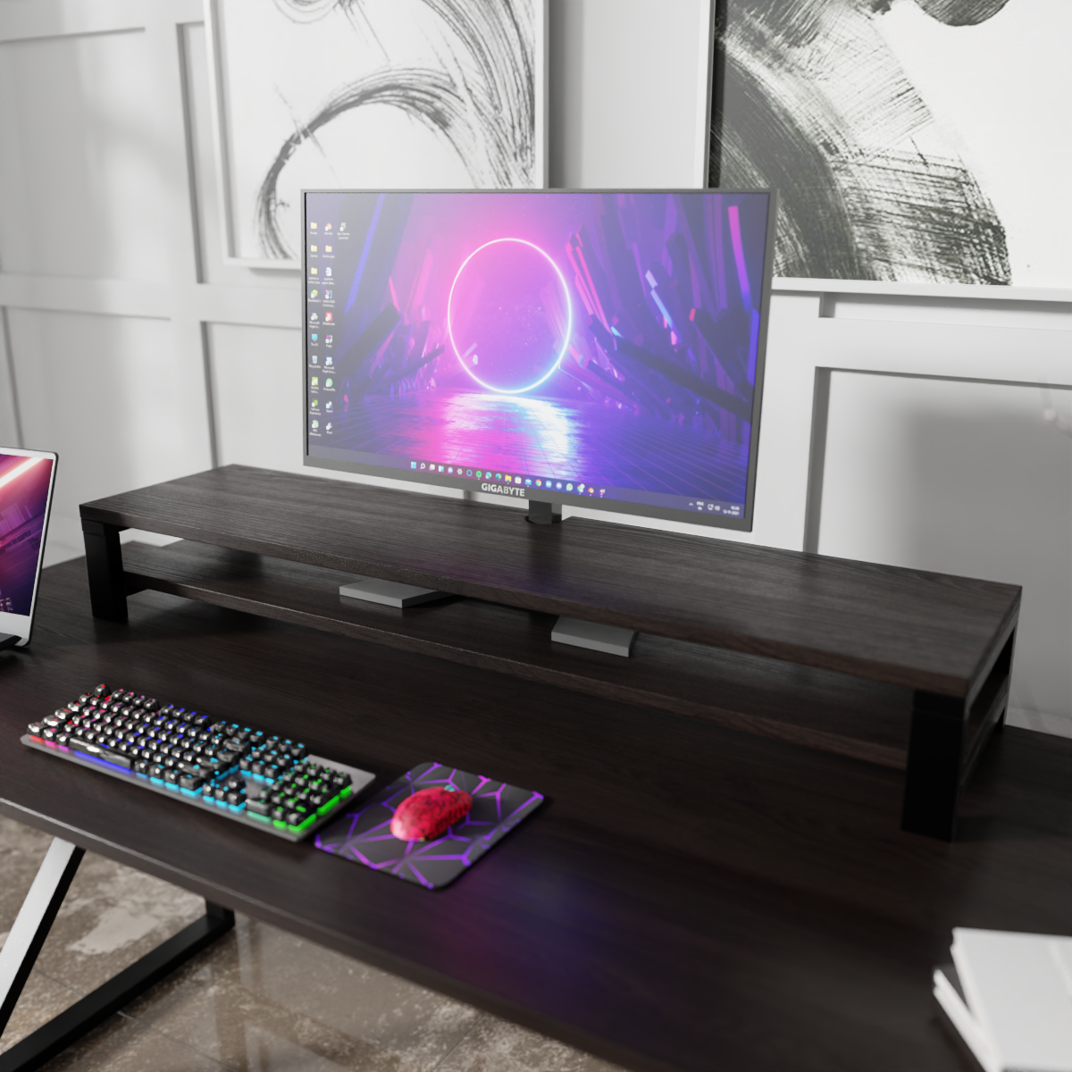Monitor Raiser By Riyan Luxiwood.