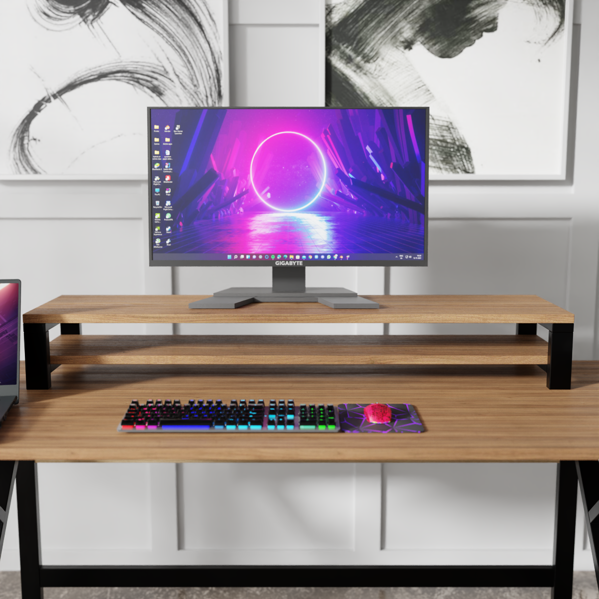 Monitor Raiser By Riyan Luxiwood.