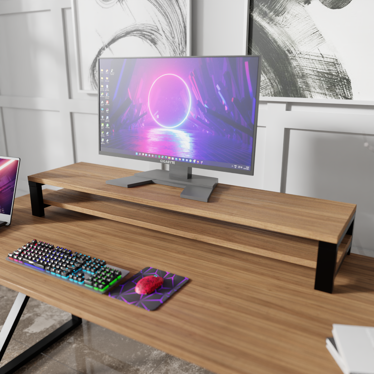 Monitor Raiser By Riyan Luxiwood.