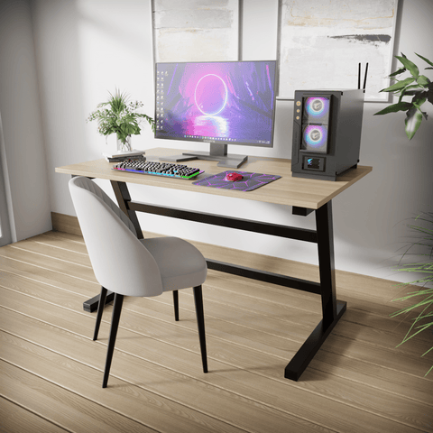 Olive Computer Table By Riyan Luxiwood.