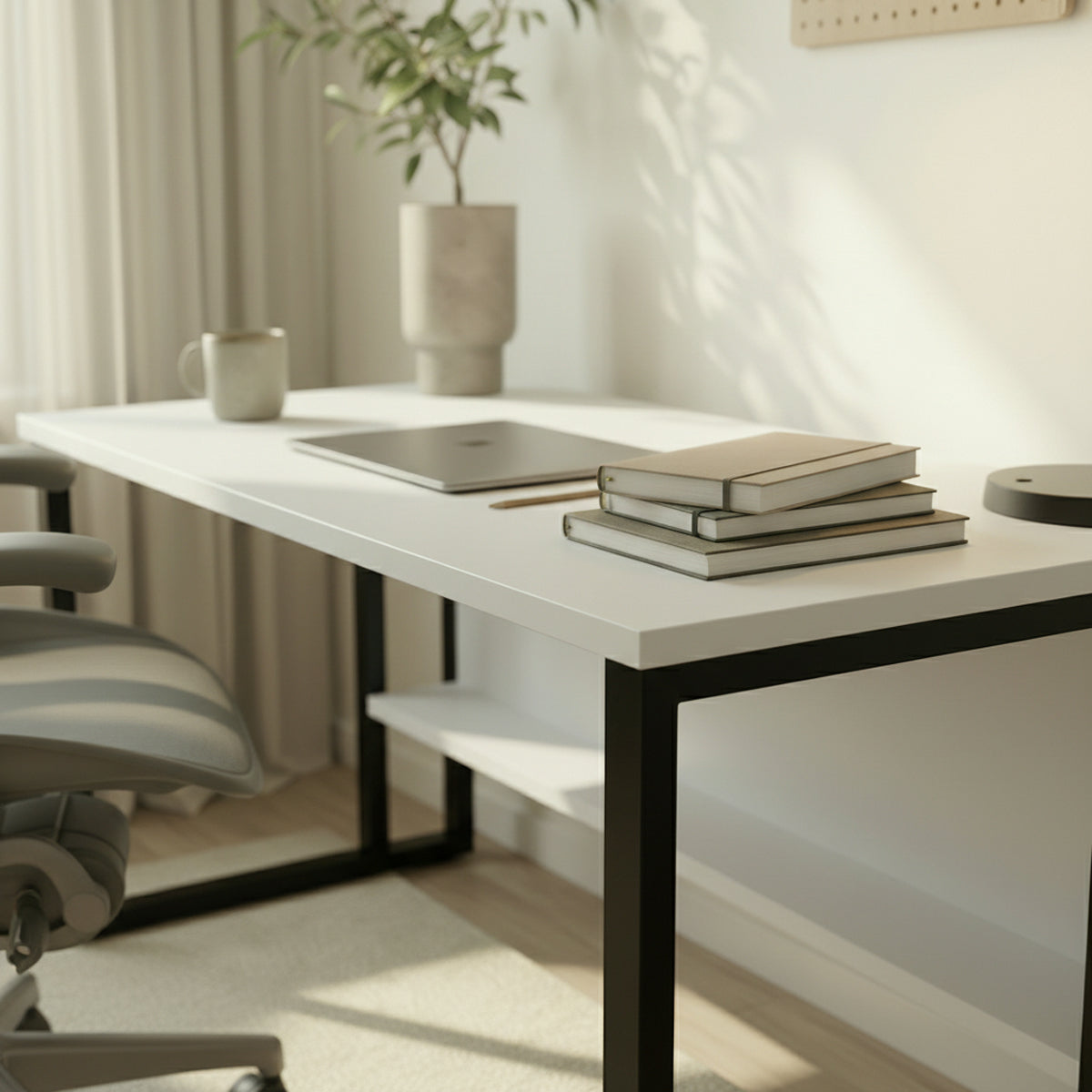 Cosmo Computer Table With Open Storage