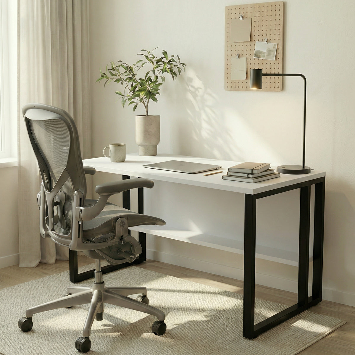 Cosmo Computer Table With Open Storage