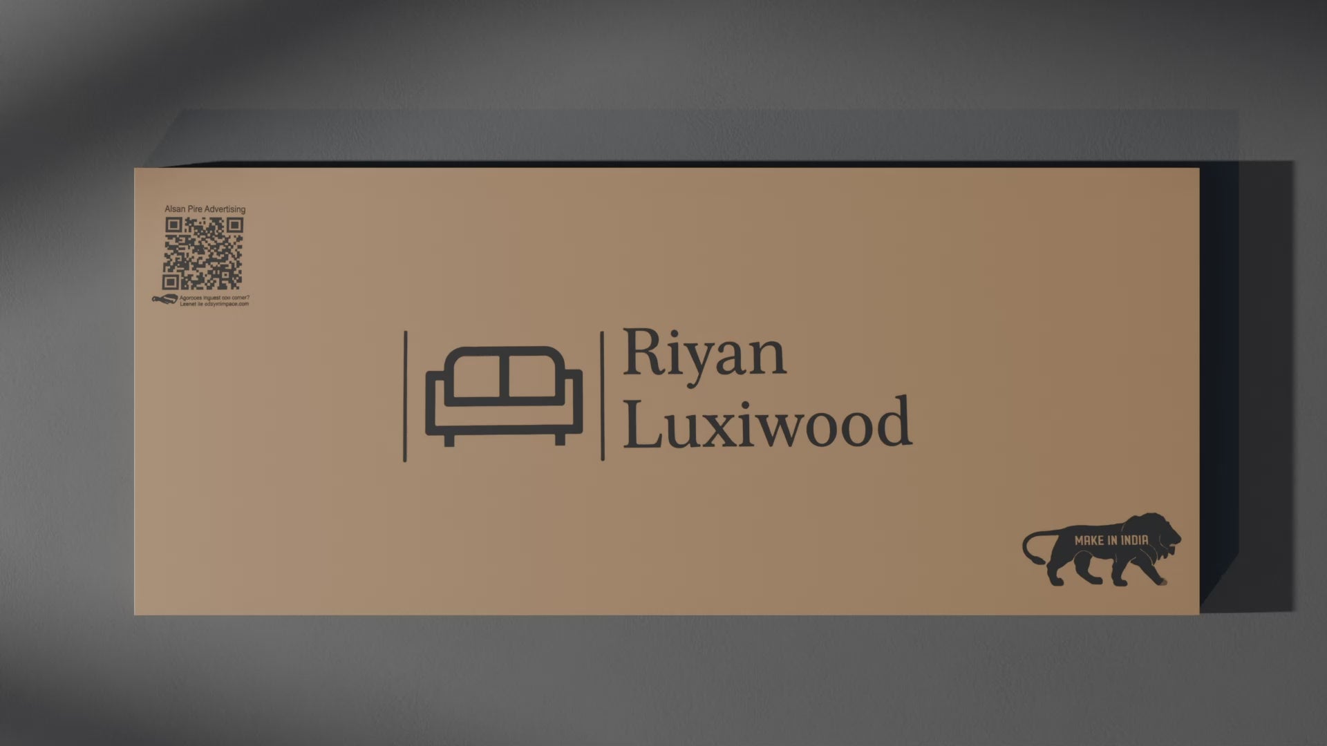 Edward Computer Table With Open Storage By Riyan Luxiwood.
