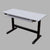 Zinnia Study Table with Keyboard Tray in White Color by Riyan Luxiwood