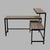 Mitsuko L Shaped Study Table with storage Design in Wenge Color by Riyan Luxiwood