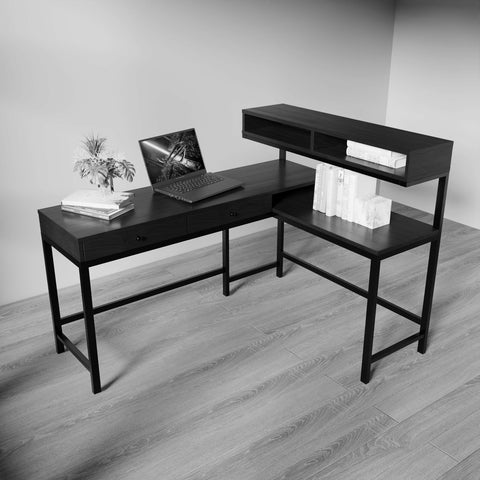 Executive desk with storage drawer for office furniture