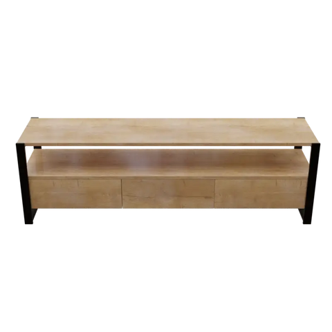 Marin TV Unit With Storage Space & Drawers in Large Size in Wooden Texture by Riyan Luxiwood