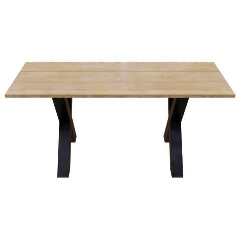 Heavies 6 Seater Dinning Table in Solid Wood for Home & Restaurant by Riyan Luxiwood