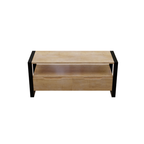 Walton TV Unit with Drawers in Small Size in Wooden Texture by Riyan Luxiwood