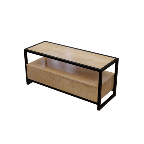 Casper TV Unit with Drawers in Small Size in Wooden Texture by Riyan Luxiwood