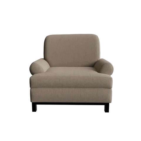 Helax Single Sofa Chair in Geneva Light Color by Riyan Luxiwood