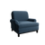 Helax Single Sofa Chair in Havana Color by Riyan Luxiwood
