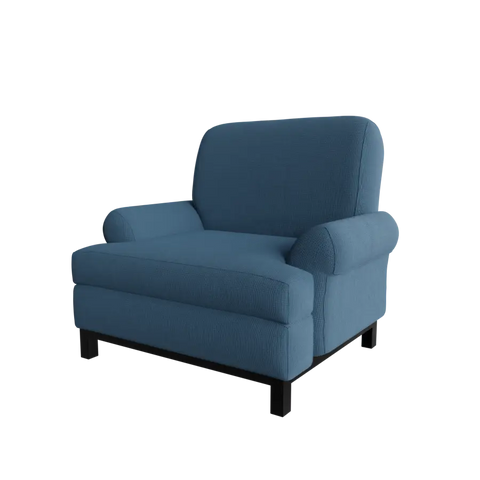 Helax Single Sofa Chair in Havana Color by Riyan Luxiwood