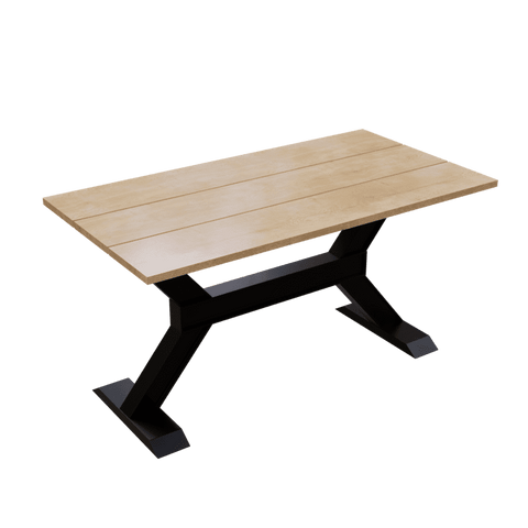 Ambience 4 Seater Dinning Table in Solid Wood for Home & Restaurant by Riyan Luxiwood