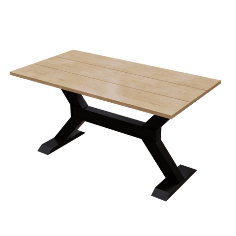 Ambience 4 Seater Dinning Table in Solid Wood for Home & Restaurant by Riyan Luxiwood