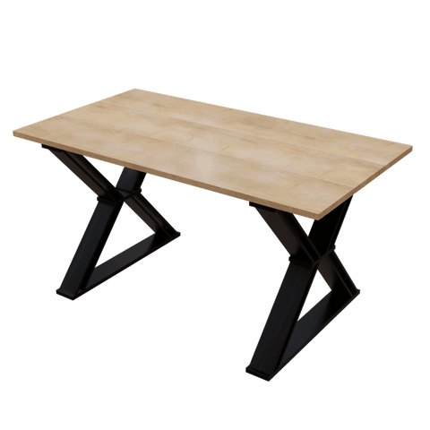 Amex 4 Seater Dining Table in Solid Wood for Home & Restaurant by Riyan Luxiwood
