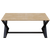 Crosse 6 Seater Dining Table in Solid Wood for Home & Restaurant by Riyan Luxiwood