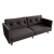 Dollar 3 Seater Sofa in Geneva Color by Riyan Luxiwood