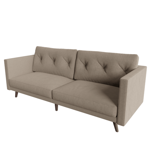 Dollar 3 Seater Sofa in Geneva Light Color by Riyan Luxiwood