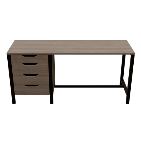 Gayle Study Table with Drawers in Wenge Colour by Riyan Luxiwood