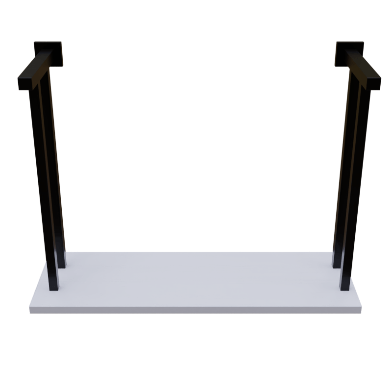 Holly Wall Mounted Desk in White Color by Riyan Luxiwood