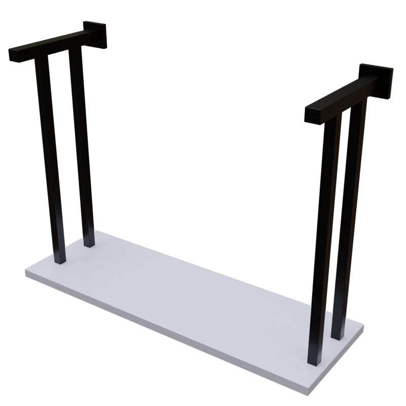 Holly Wall Mounted Desk in White Color by Riyan Luxiwood