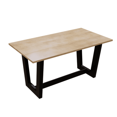 Kent 4 Seater Dining Table in Solid Wood for Home & Restaurant by Riyan Luxiwood