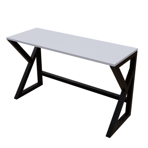 Kimi Study Table in White Color by Riyan Luxiwood