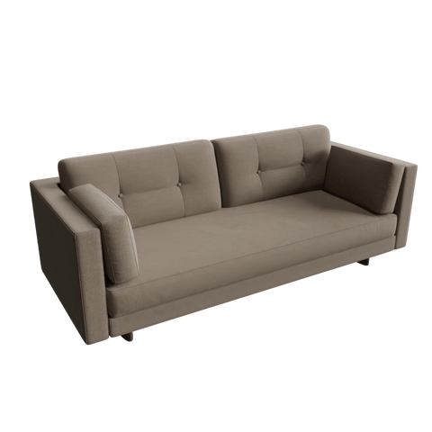 Miller 3 Seater Sofa in Gavena Light Color by Riyan Luxiwood