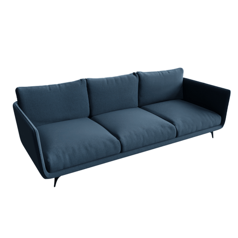 Milly 3 Seater Sofa in Havana Color by Riyan Luxiwood