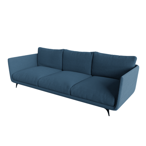 Milly 3 Seater Sofa in Havana Color by Riyan Luxiwood