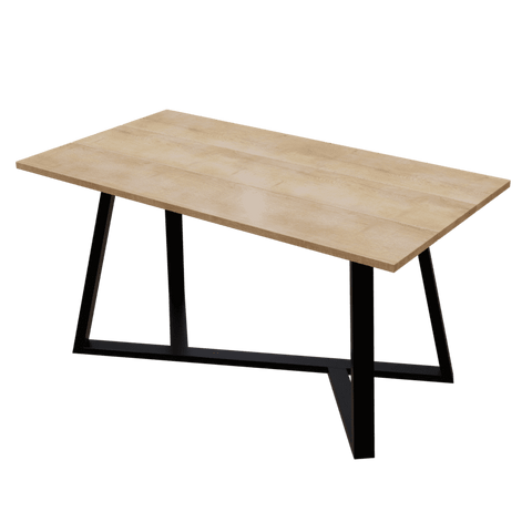 Neo 4 Seater Dining Table in Solid Wood for Home & Restaurant by Riyan Luxiwood