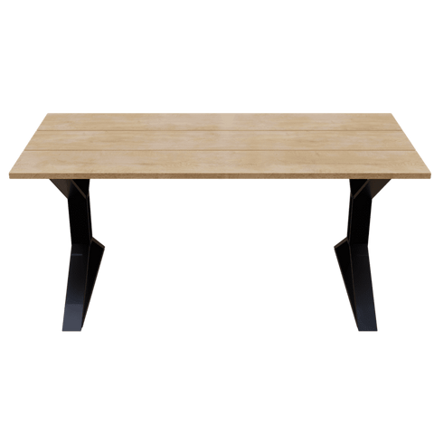 Nest 6 Seater Dining Table in Solid Wood for Home & Restaurant by Riyan Luxiwood
