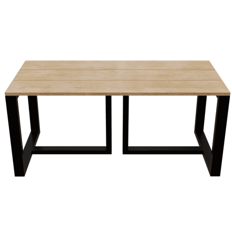 Opel 6 Seater Dining Table in Solid Wood for Home & Restaurant by Riyan Luxiwood