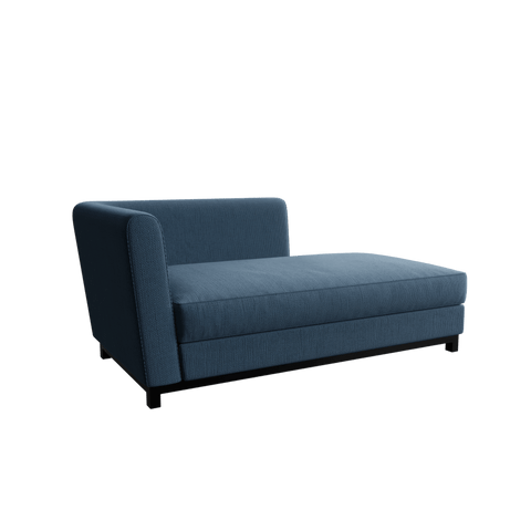 Prada 2 Seater Chaise Lounge in Havana Color by Riyan Luxiwood