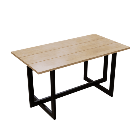 Quantum 4 Seater Dining Table in Solid Wood for Home & Restaurant by Riyan Luxiwood