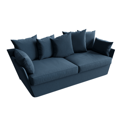 Queen 3 Seater Sofa in Havana Color by Riyan Luxiwood