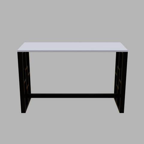 Segur Study Table in White Color by Riyan Luxiwood