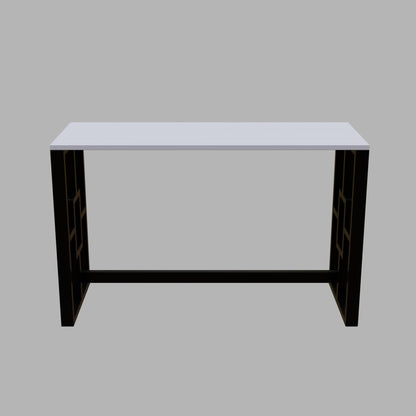 Segur Computer Table in White Color by Riyan Luxiwood