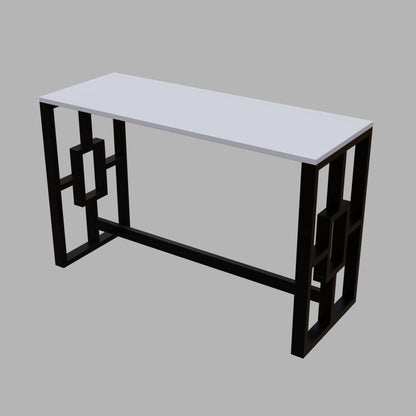 Segur Computer Table in White Color by Riyan Luxiwood