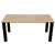 Square Shape 6 Seater Dining Table in Solid Wood for Home & Restaurant by Riyan Luxiwood