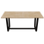 Uppal 6 Seater Dining Table in Solid Wood for Home & Restaurant by Riyan Luxiwood